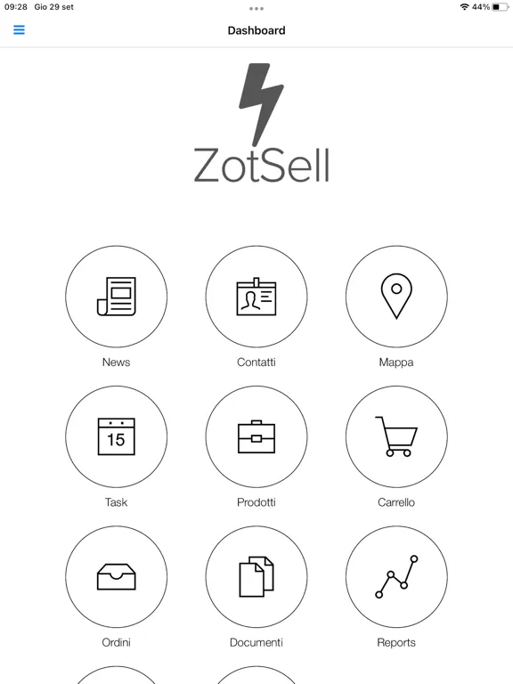 Tangkapan skrin Eyewear Zotsell iPad 
